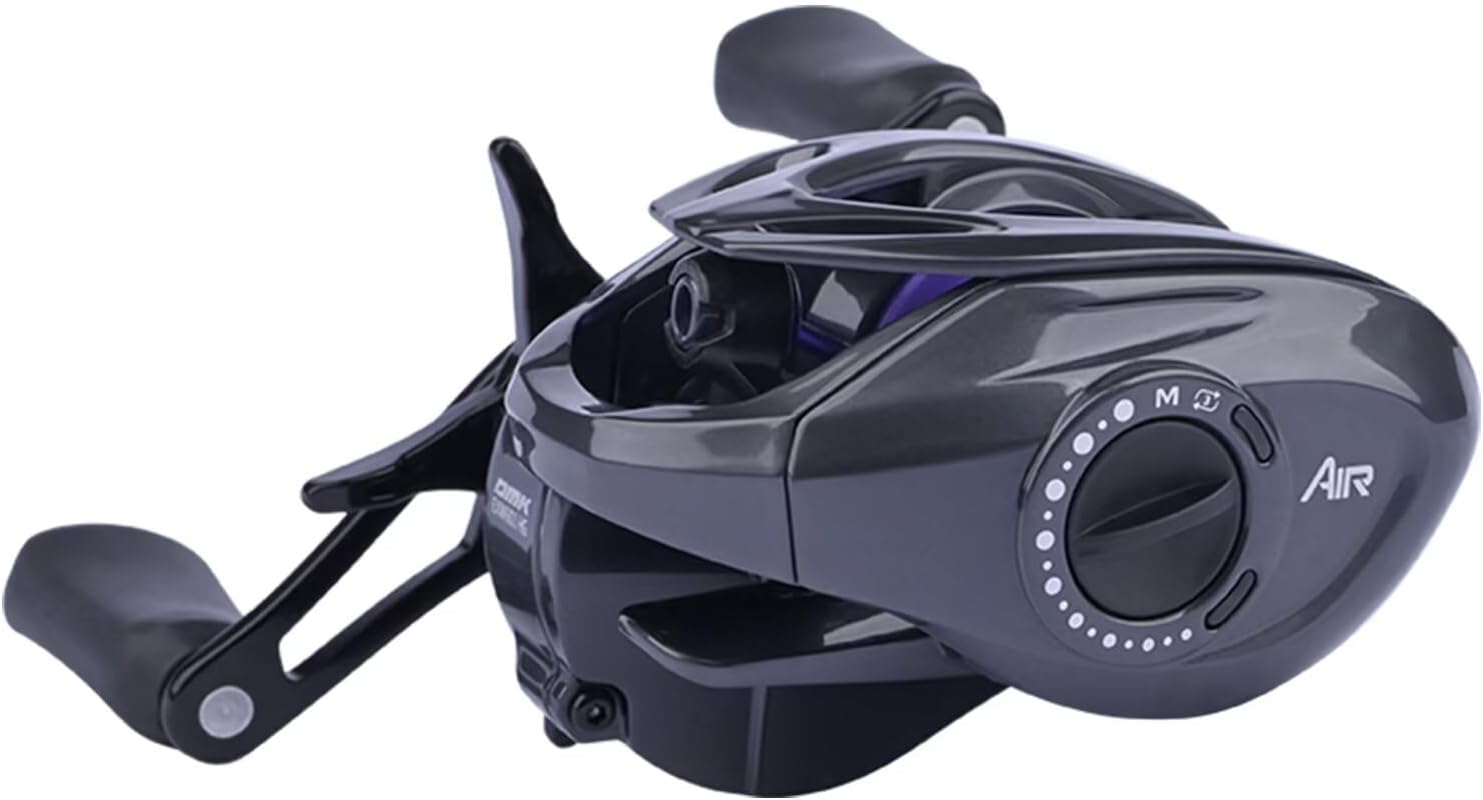 PURELURE CHEETAH AIR 中華DC 3つのモード ベイトリール デジタル制御 高精度ブレーキシステム バックラッシュ防止 DC音付く 低慣性スプール カーボンフレーム 135g自重 7.6:1ギア比 4kgマックスドラグ力 11+1BB 左ハンドル/右ハンドル 淡水/海水両用 初心者に