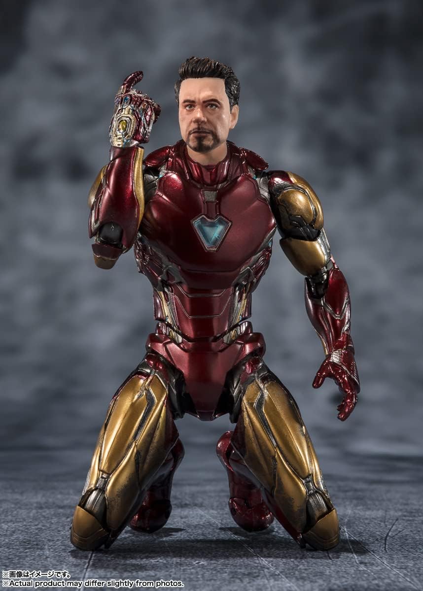BANDAI SPIRITS S.H. Figuarts Avengers End Game Iron Man Mark 85 - FIVE YEARS LATER ~ 2023 EDITION - (THE INFINITY SAGA) Approx. 6.3 inches (160 mm), PVC & ABS, Pre-painted Action Figure