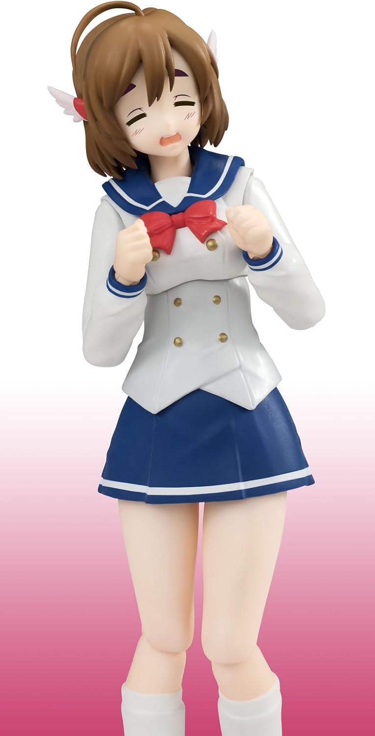 TAMASHII NATIONS S.H.フィギュアーツ ばくおん!! 佐倉羽音(制服)&CB400 SUPER FOUR 約135mm PVC&ABS製 塗装済み可動フィギュア