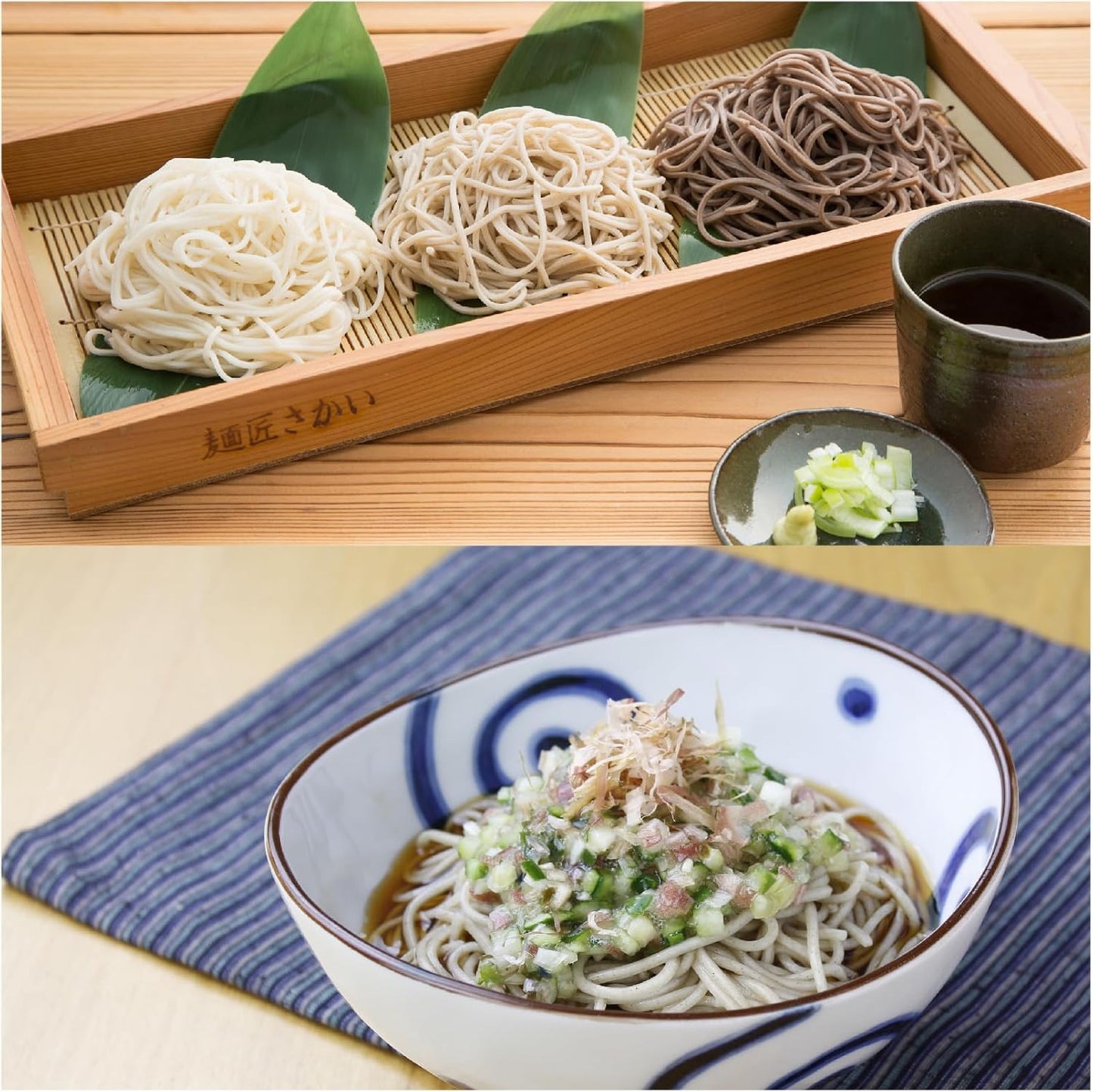 Mensho Yamagata Soba 5 Bags 10 Servings 1000g (200g×5 Bags) Year-End Soba Gift for Year-End and New Year Sakei Noodle Factory Yamagata