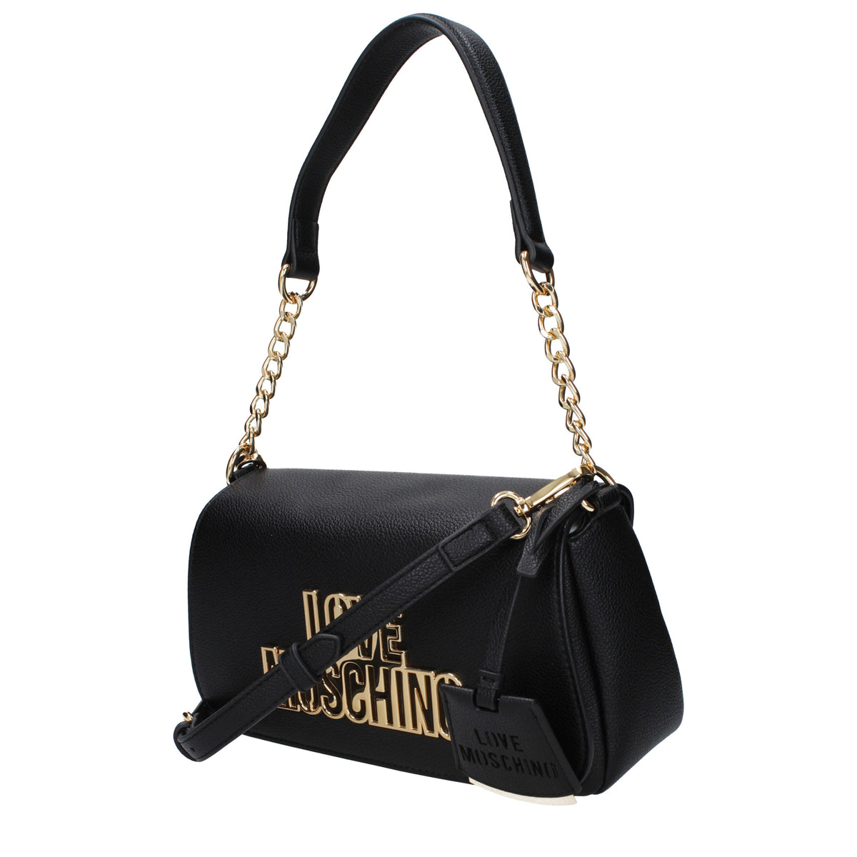 Moschino モスキーノのショルダーバッグが大好きな女性ポリウレタンブラック - Image 6