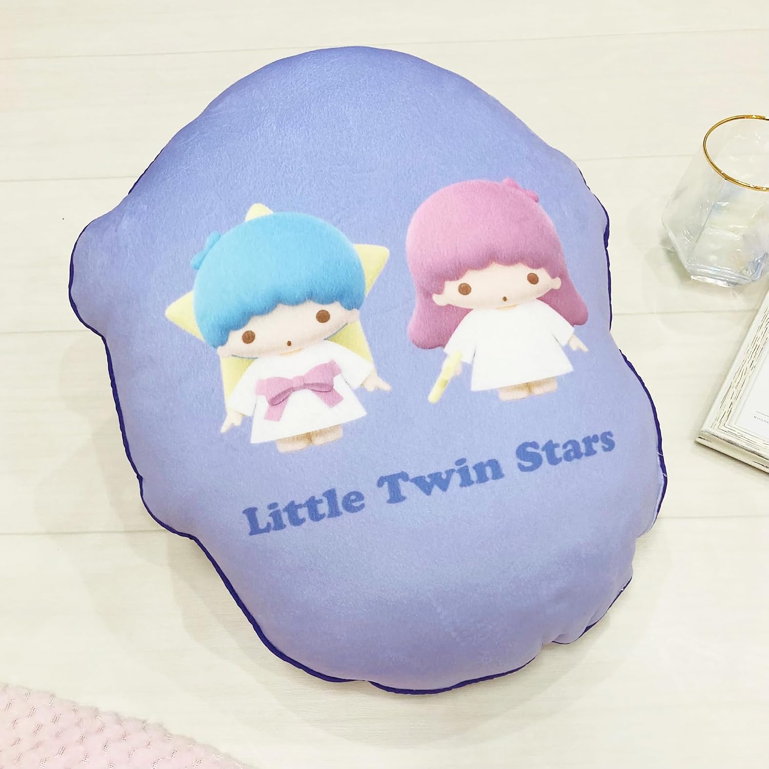 Moripilo Sanrio Kikirara Body Pillow, Die Cut Cushion, Skin Friendly Micro Fabric, Goods, Plush Nap Pillow, 11.8 x 15.7 x 3.9 inches (30 x 40 x 10 cm), Pink Pillow Morisita