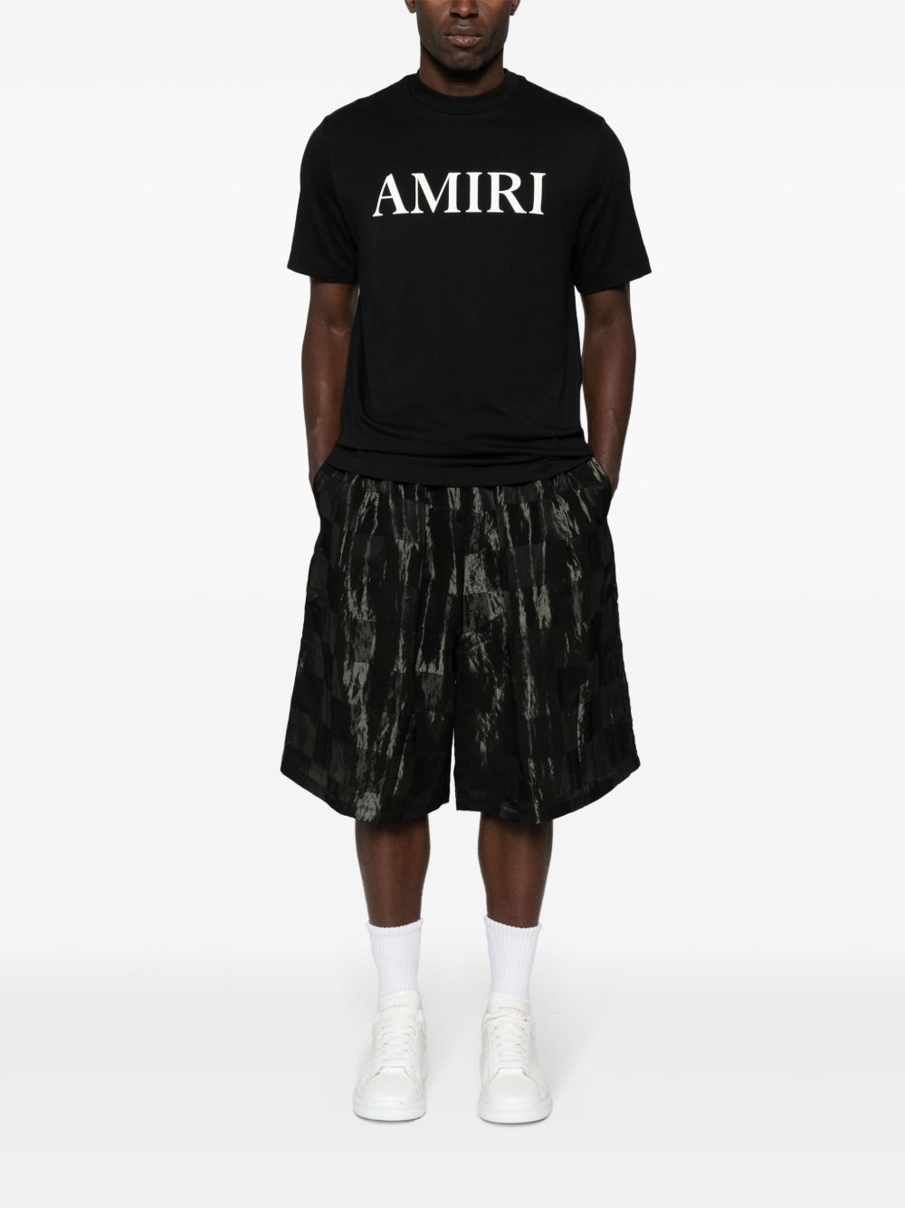 Amiri アミリTシャツとポロスブラック - Image 6