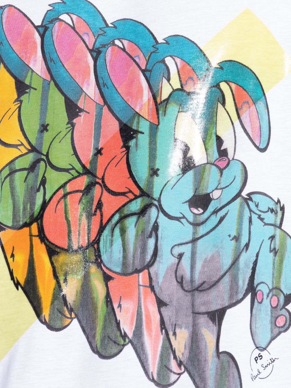 Paul PS By Paul Smith Bunny繰り返しコットンTシャツ - Image 6