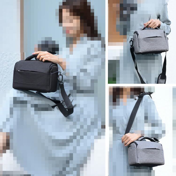 CYBERGARAGE COOLPIX P1100 REF Camera Bag, Men's, Camera Bag, Shoulder Handbag, Shoulder Strap, Compatible with DSLR and Lens Storage, Camera Case, Camera Bag, Belt Loop, Nikon Coolpics P1100, SLR