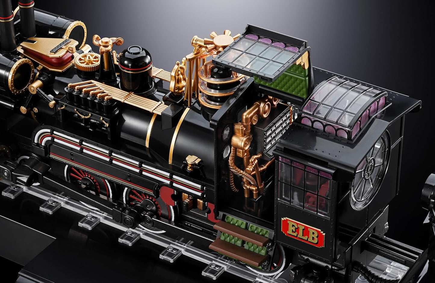 Tamashi Nations Super Alloy Back to the Future PART3 Time Train, Approx. 20.5 inches (520 mm), ABS & Die-Cast & PVC Pre-Painted Action Figure (Japan Toy Prize 2025 Kidal Division Excellence Award)