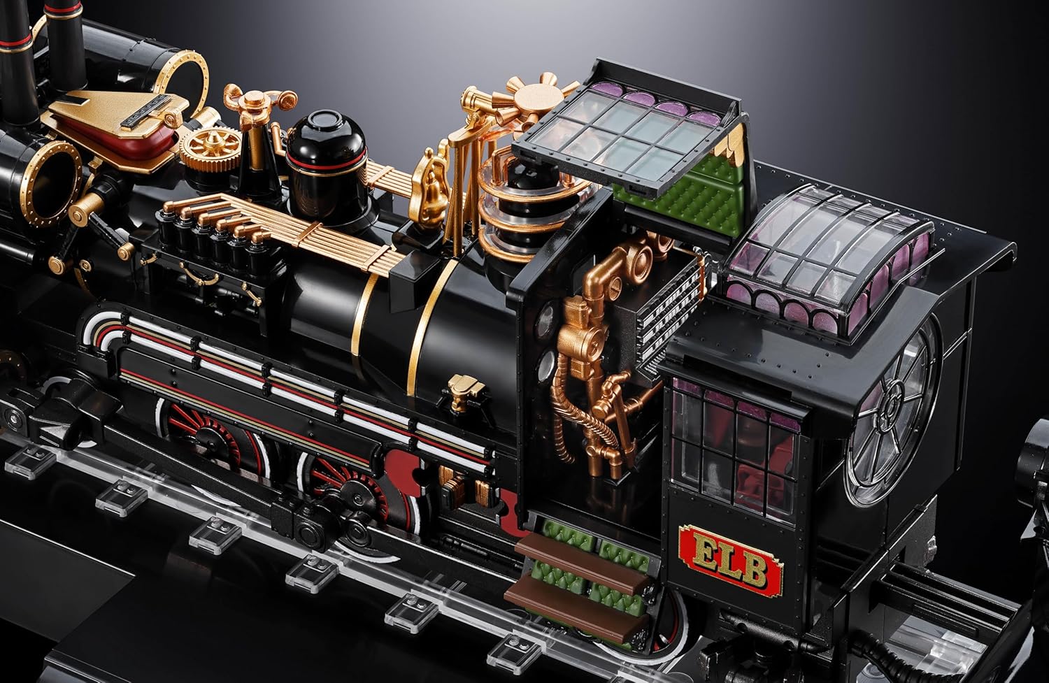 Tamashi Nations Super Alloy Back to the Future PART3 Time Train, Approx. 20.5 inches (520 mm), ABS & Die-Cast & PVC Pre-Painted Action Figure (Japan Toy Prize 2025 Kidal Division Excellence Award)