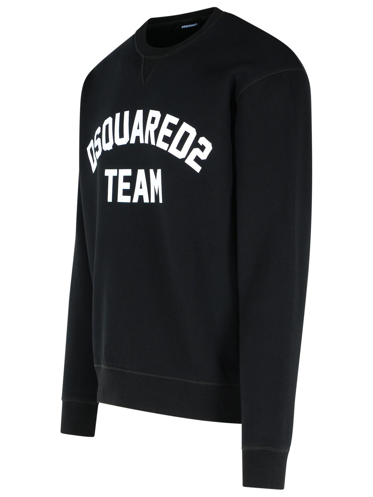 Dsquared2 Dsquared2ブラックコットンスウェットシャツ - Image 6