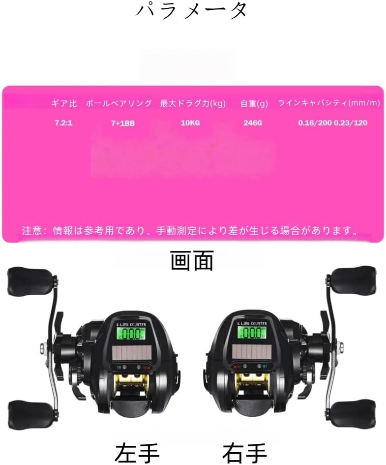 電動スピニングリール｜USB充電式＆長時間駆動｜滑らかな巻き心地＆最大ドラグ力10kg｜高精度7.2:1ギア比でパワフルかつ軽量｜遠投・穴釣り・淡水・海釣り対応｜初心者から子供・大人まで使いやすい多用途モデル [並行輸入品]