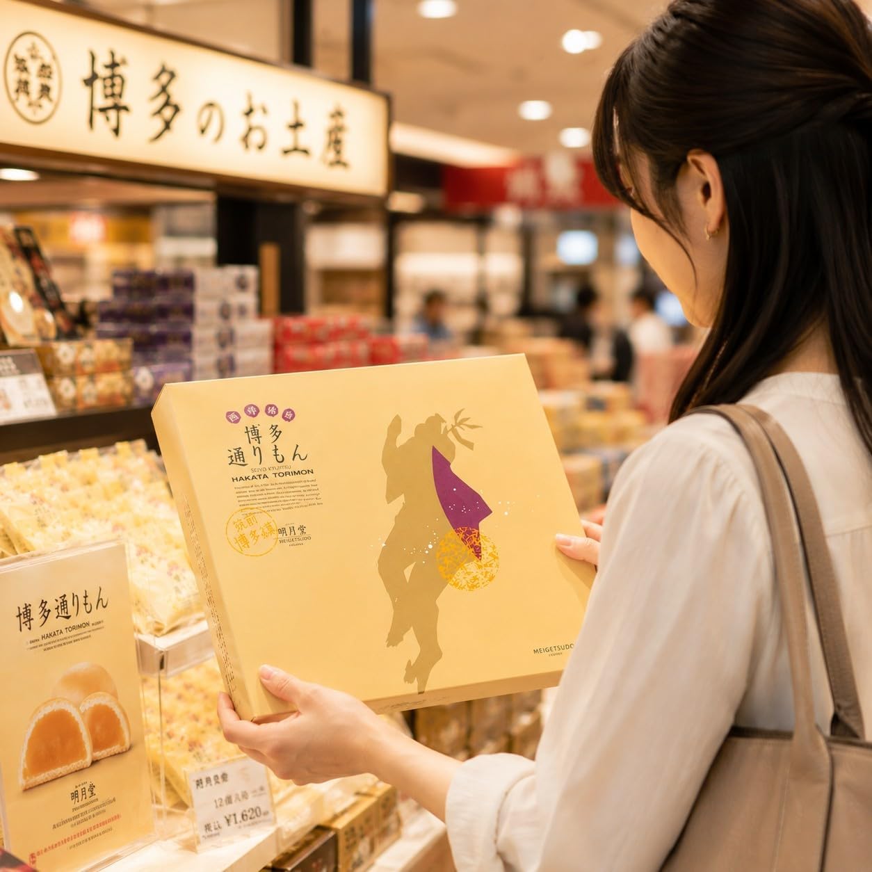 Meigutsudo Hakata Dorimon, 12 Pieces (12 Pieces x 1 Box), Includes 1 Tote Bag, Dorimon, Fukuoka Souvenir, Souvenir, Gift, Present, Sweets, Hakata Western Japanese Sweets, New Year's, Year's Event