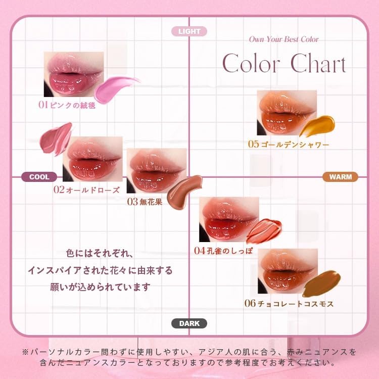 Lip Tint Shine You Grow Tint Rouge Lipstick Gloss Hard To Fall Thai Cosmetics Vegan Cruelty Free Moisturizing Gloss Oil Blood Sheer (03 Fruit Free)