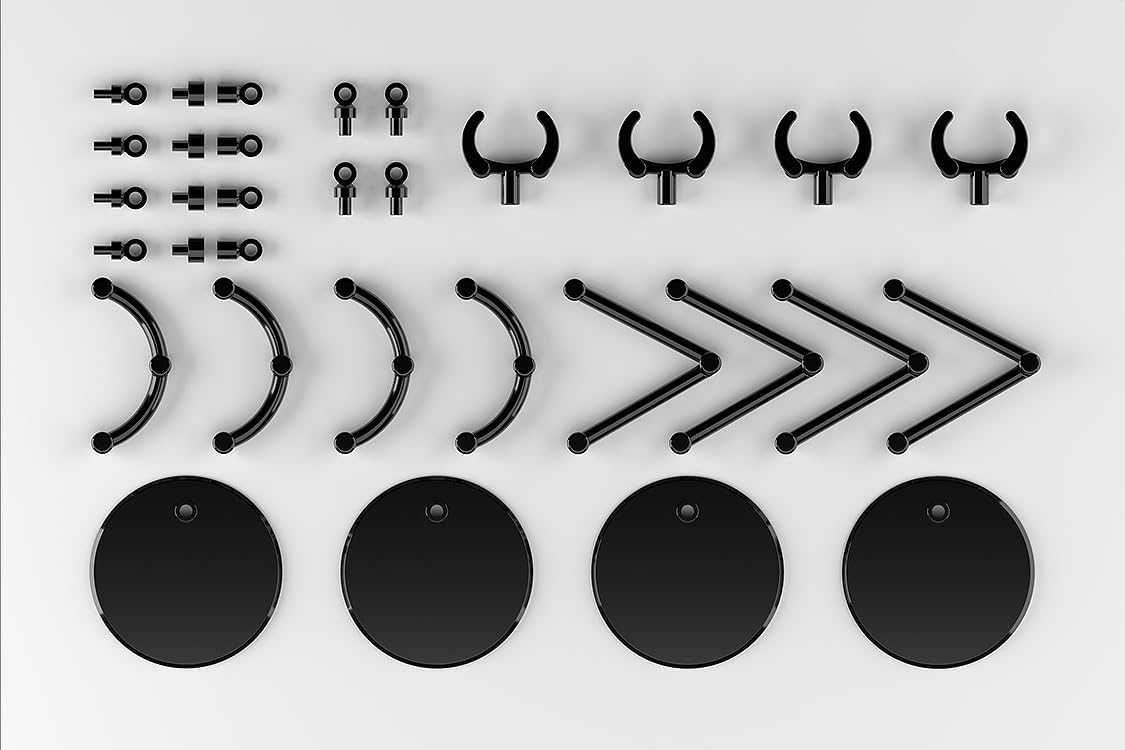 Good Smile Company The Simple Stand Mini x 4 Black (For Small & Deformed Figures) Plastic Base