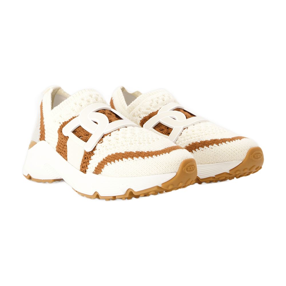 Tods スポーツランスニーカーTOD」S キャンバスベージュ - Image 6