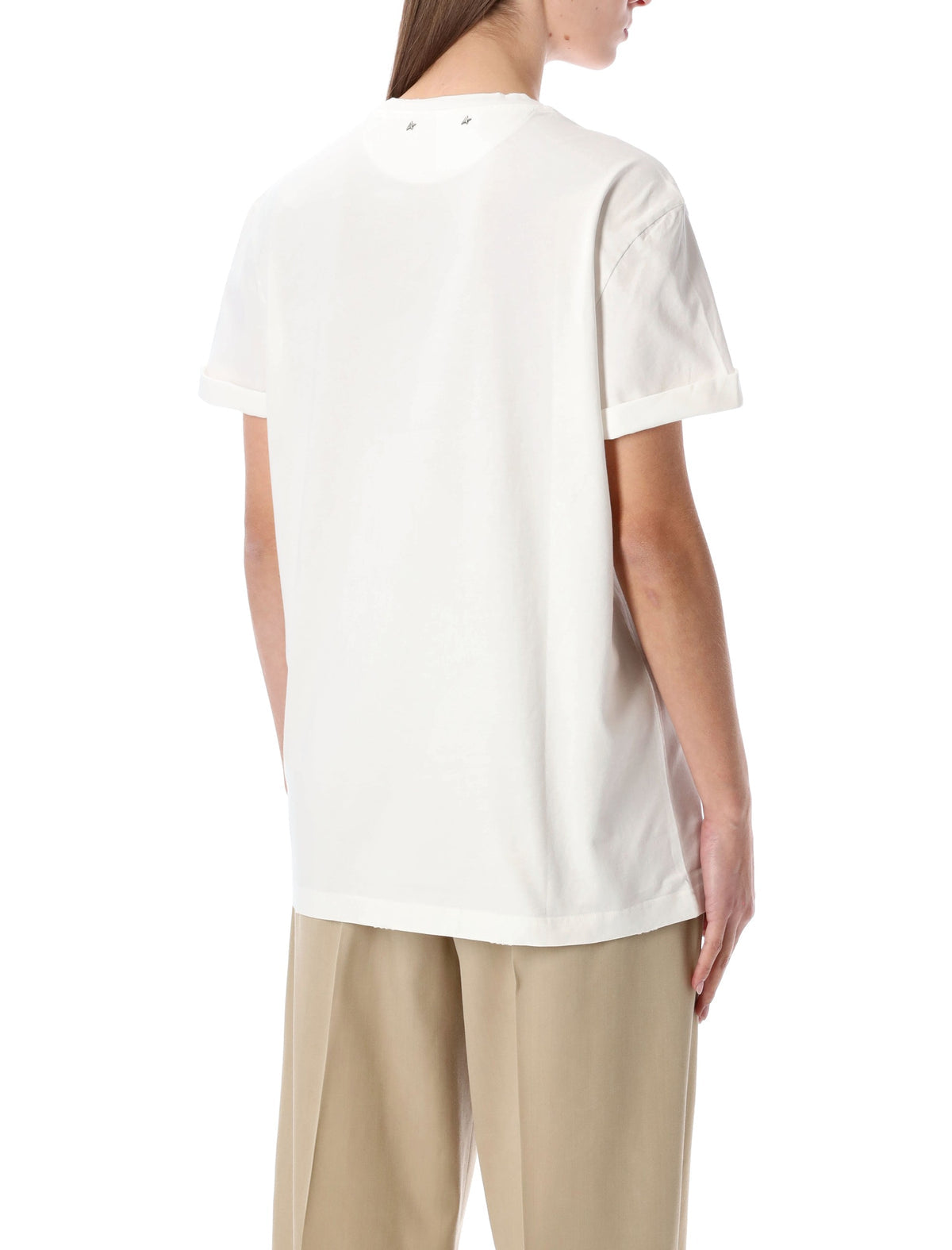 Golden Golden Goose T シャツとポロシャツ ホワイト - Image 6