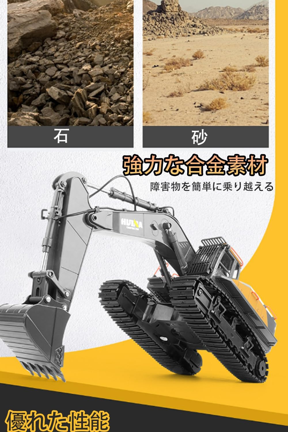 Excavator Radio Control Super Alloy Enhanced Version Excavator Multi-function Construction Vehicle Power Shovel Radio Control 22CH 2.4GHz Wireless 360/680 Degree Rotation 1:14 RC Shovel Bed Sandbox