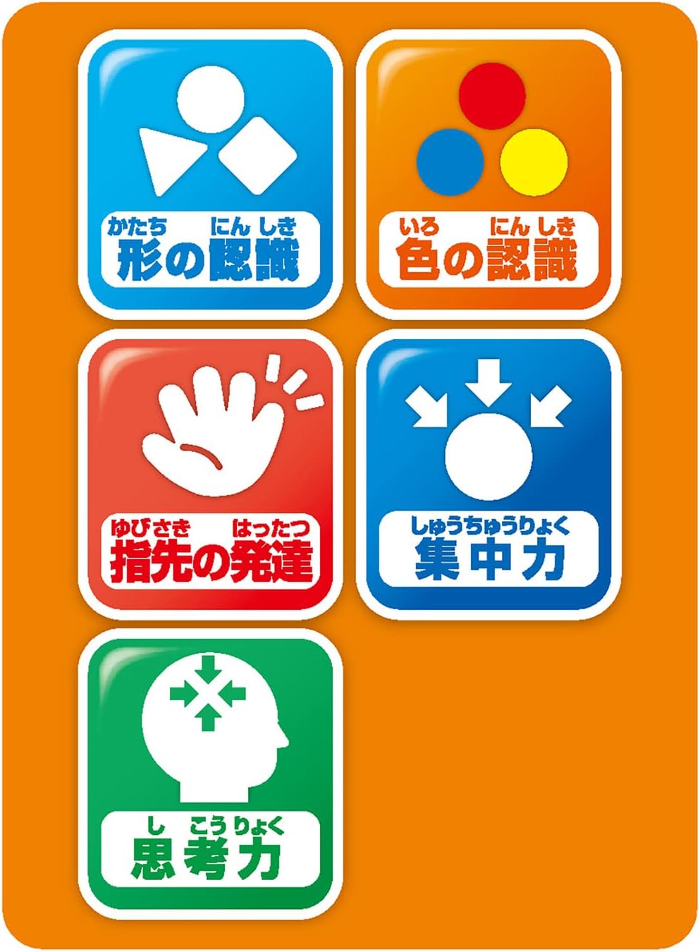 JOYPALETTE Anpanman Put it in! Open it! Can you do it? Key-filled Brain Development Puzzle 12 Pieces 21.5 x 20.7 x 21.2 cm Plastic