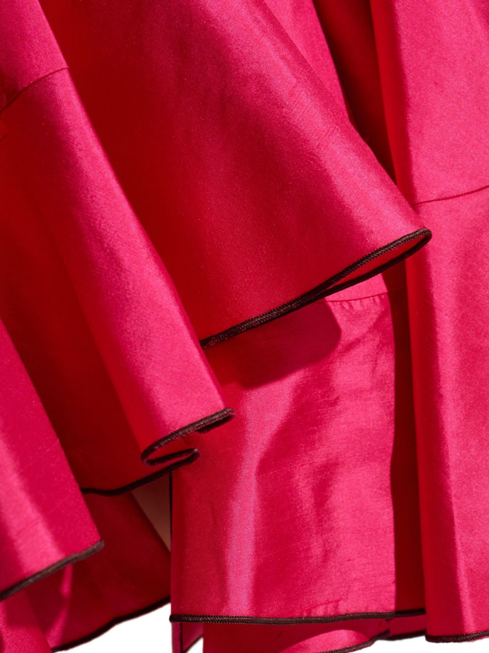 Tory Tory Burch Silk Flared Midi Skirt - Image 6