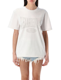 T By Alexander Wang Tによるアレクサンダー・ワン・ダーク・グレーの綿のスウェットシャツ - Image 6