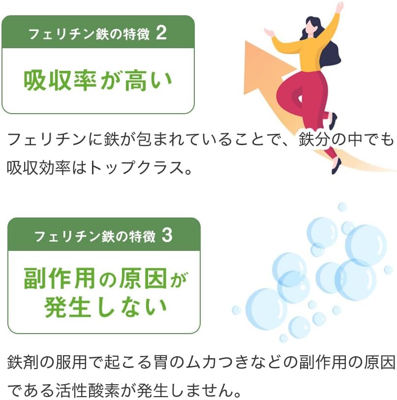 【Ferritin Iron】Lepeel Organics Iron Supplement for Iron Deficiency Repeel Mame Iron No Additives Organic Powder