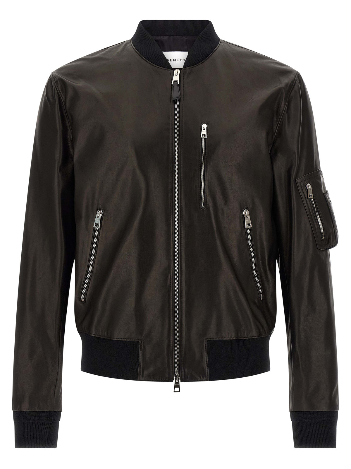 Givenchy Givenchy Leather Bomber Jacket - Image 6