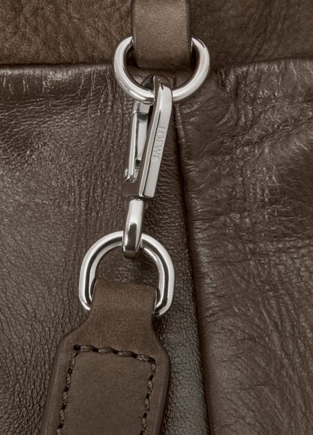 LOEWE Medium Flamenco clutch in grained nubuck - Image 6
