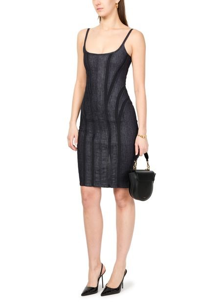 MUGLER コンビ素材 ミニ丈ワンピース - Image 6