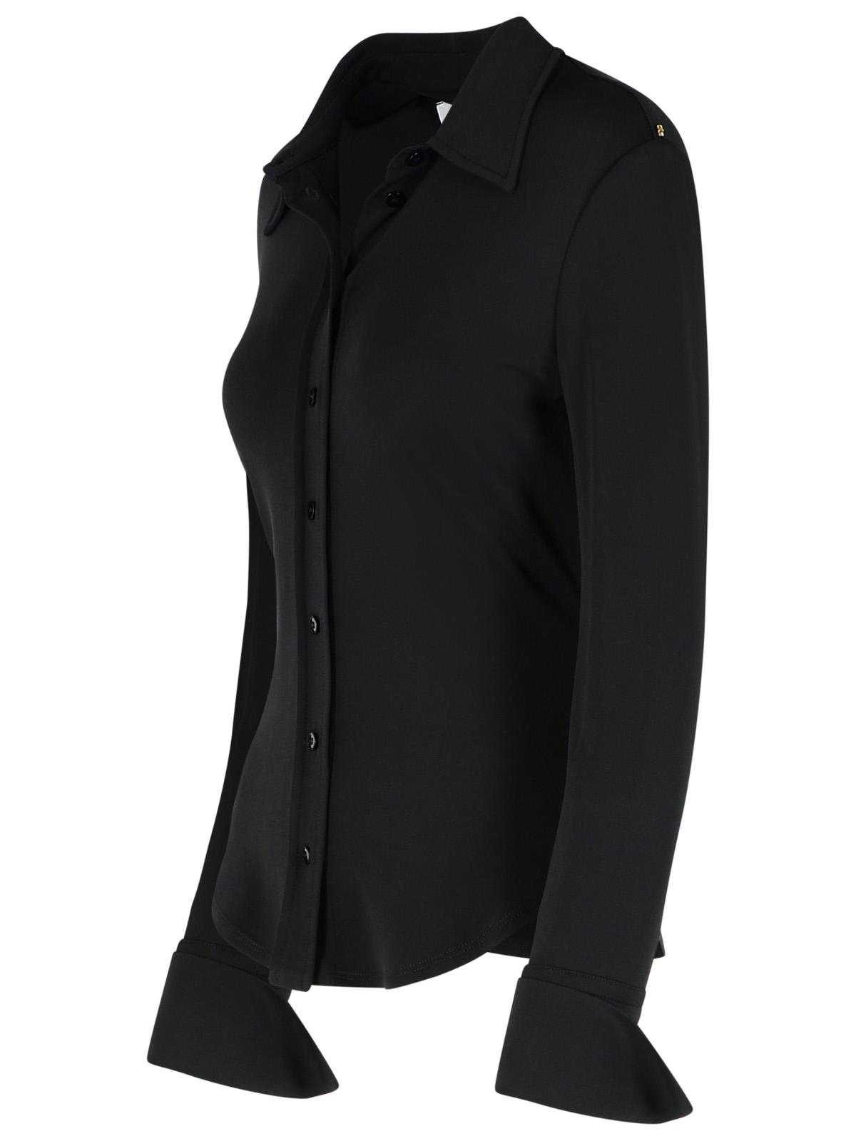 Sportmax SportMax 'Candido' Black Viscose Polo Shirt - Image 6