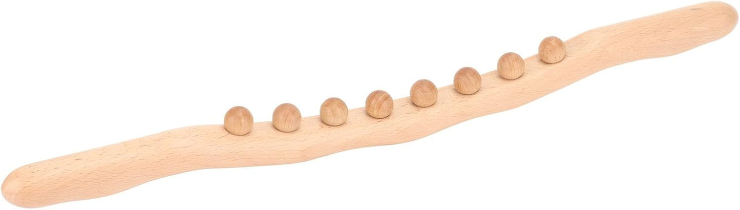 Stroller Pain Relief Mellow Massage Guasha Stick Hand Held Wooden Neck Log