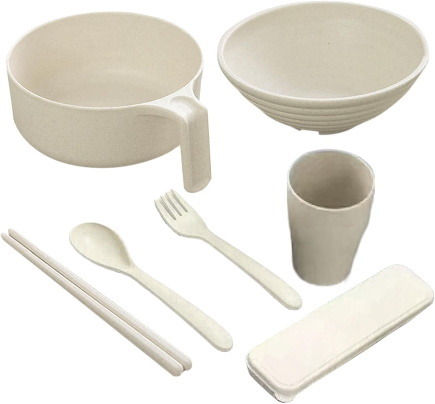 Ramen Bowl Set, Ramen Pot Set - Ramen Bowl Set Noodle Instant Cooker Bowl Set - Ramen Bowl with Lid for Microwave Ramen, Soup Noodles, Asian Food