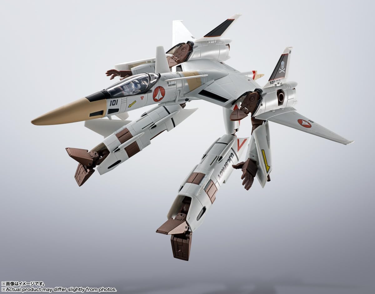 BANDAI SPIRITS HI-METAL R Macross Flash Back 2012 VF-4 Lightning III Flash Back 2012 Flash Back 2012 - Approximately 5.9 inches (150 mm), Die Cast & PVC & ABS Painted Action Figure
