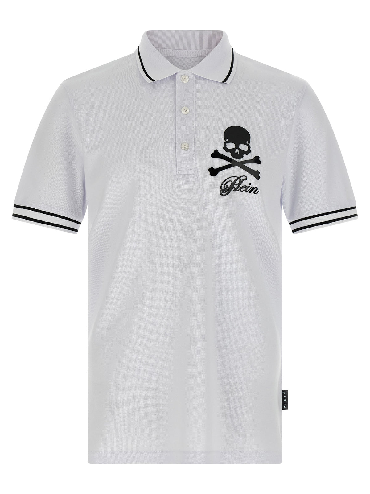 Philipp Philipp Plein 'Skull＆Bones' Polo Shirt - Image 6
