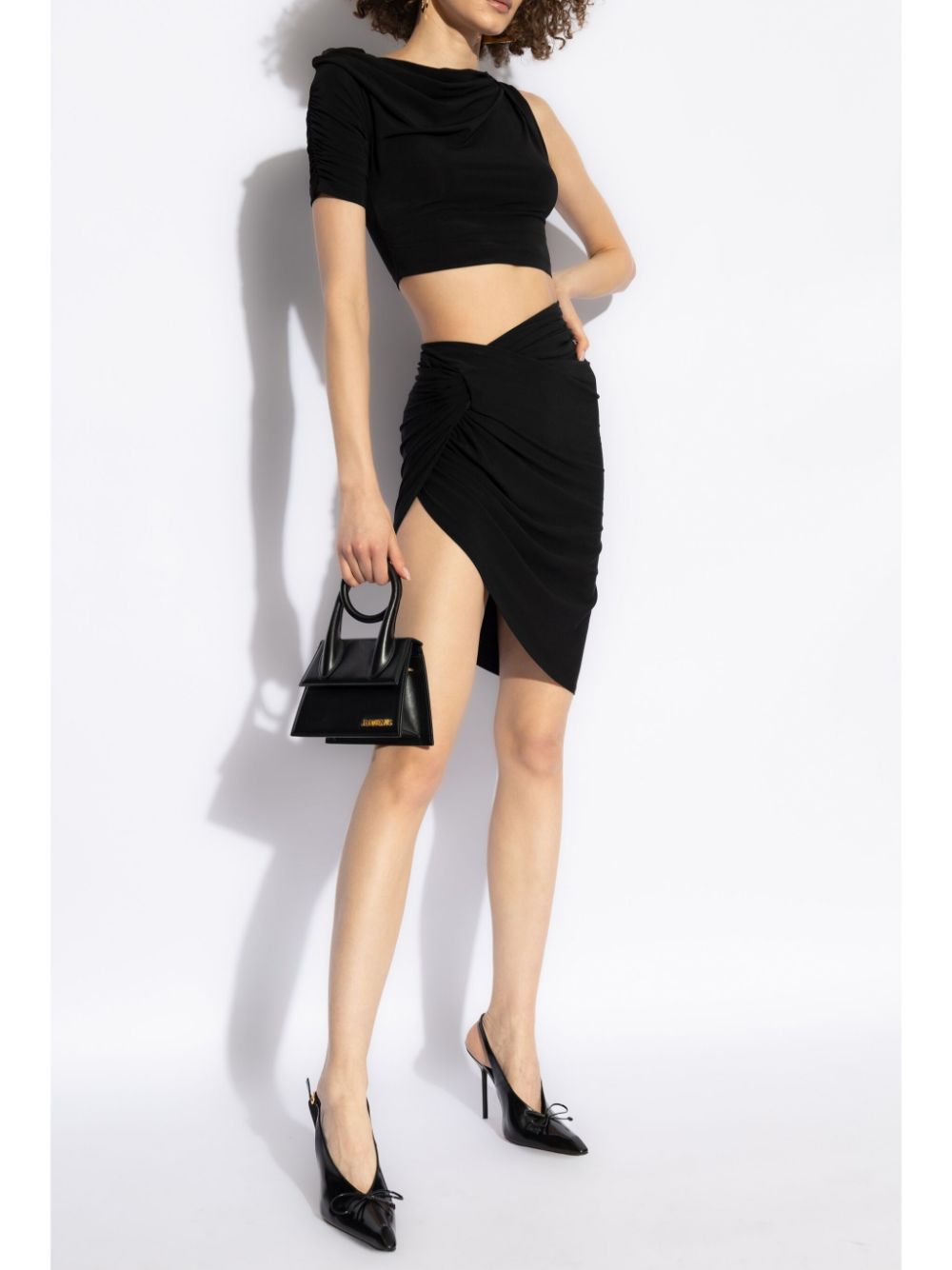 Jacquemus Jacquemus La Mini Jupe Drapeado Mini Skirt - Image 6
