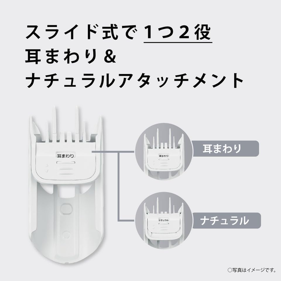 【Exclusive】2024 Release Panasonic Hair Clipper Family Type Charger AC Type White ER-NGFE2-W