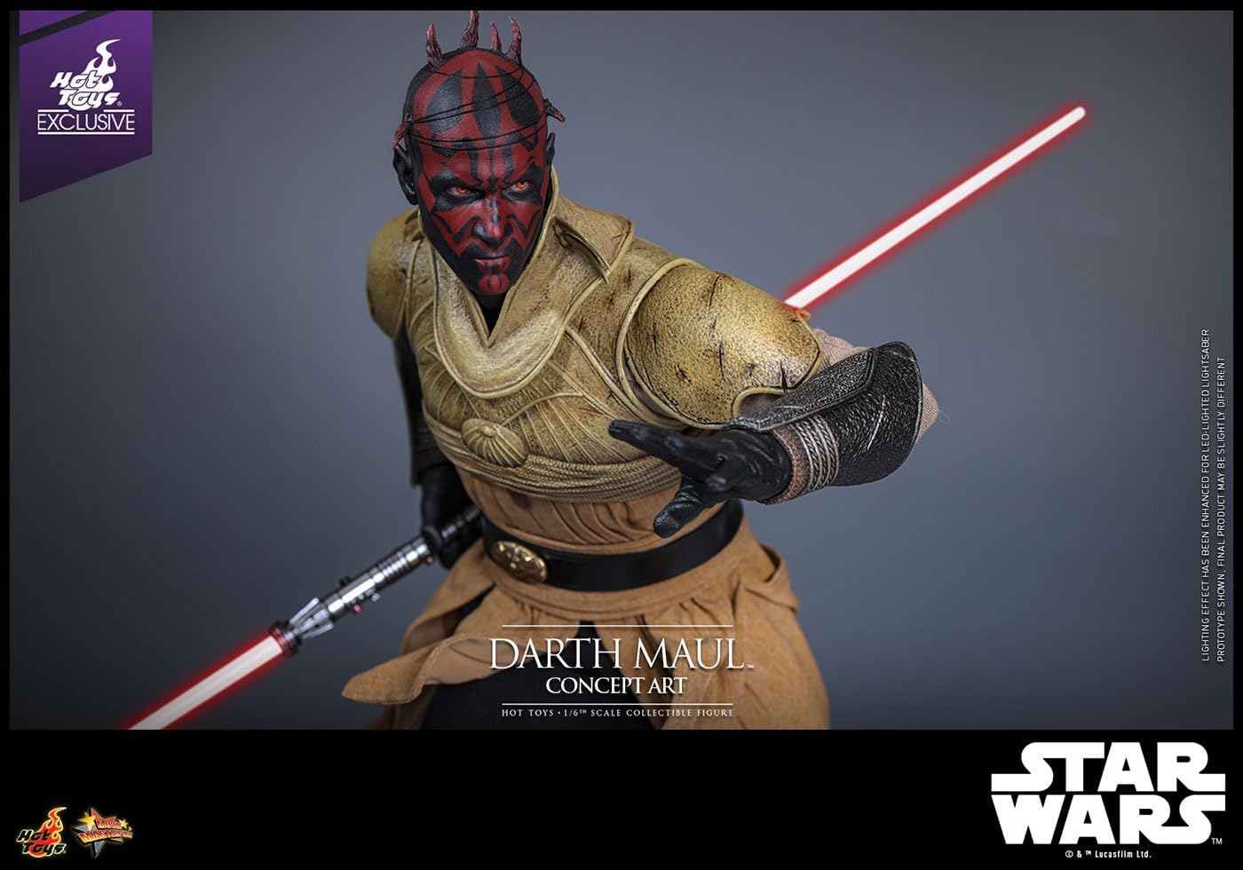 Movie Masterpiece Star Wars Episode 1 / Phantom Menus 1/6 Scale Figure Darth Maul (Concept Art) (Includes Bonus Sleeve)