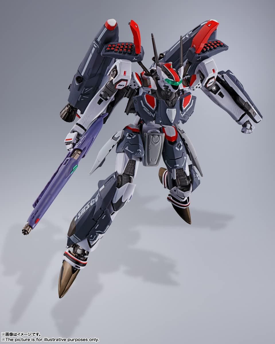 BANDAI SPIRITS DX Chogokin Macross F VF-25F Super Messiah Valkyrie (Alto Saotome) Revival Ver. Approx. 13.4 inches (340 mm), ABS & Die Cast & PVC Painted Action Figure