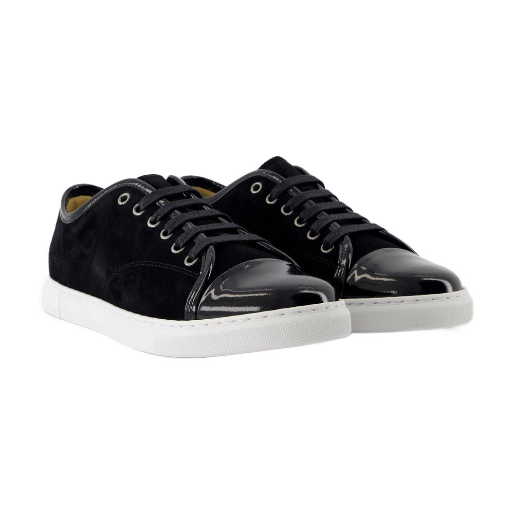 Lanvin DBB1スニーカーランビンレザーブラック - Image 6