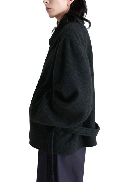LEMAIRE Short asymmetrical bathrobe coat - Image 6