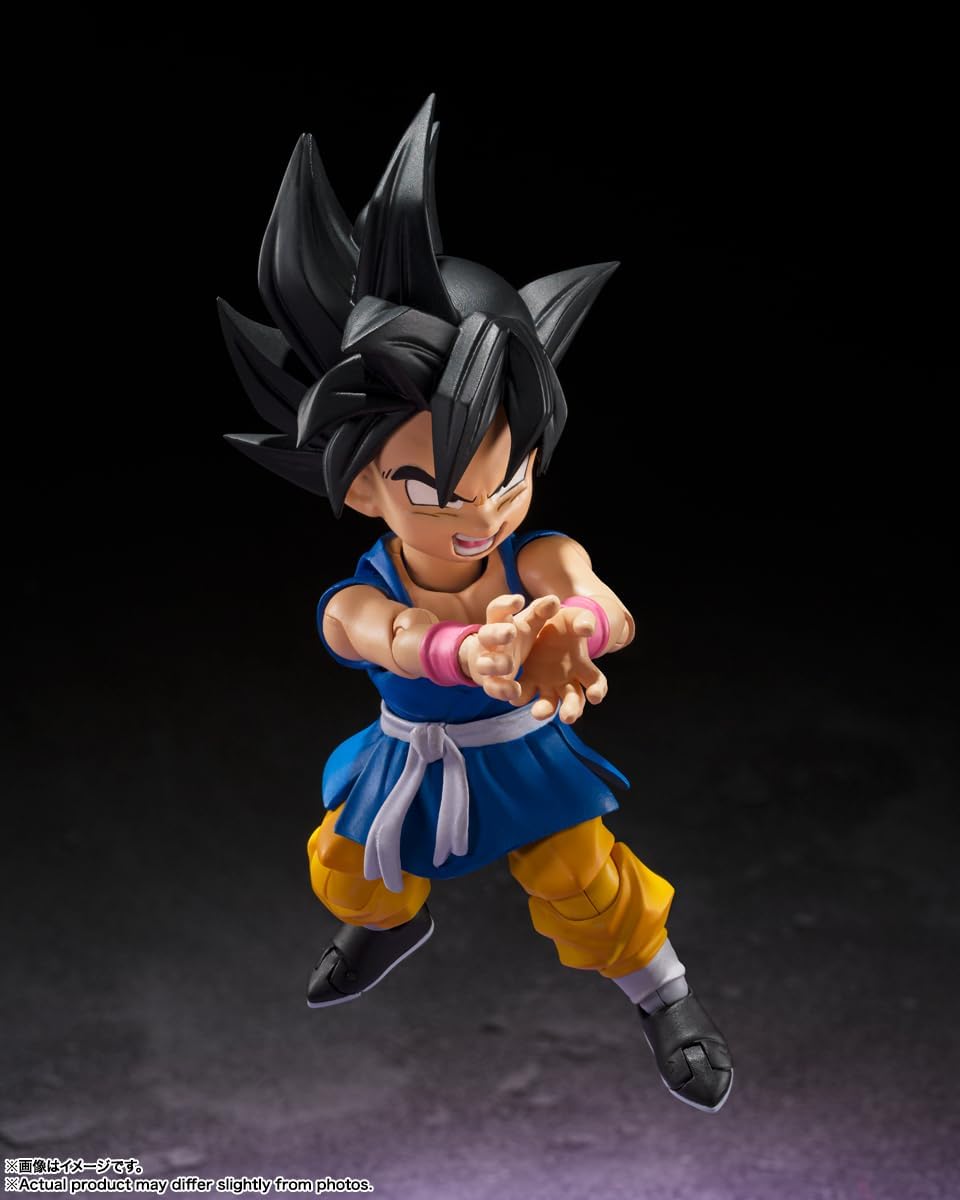 BANDAI SPIRITS S.H. Figuarts Dragon Ball GT Son Goku-GT- Approx. 3.1 inches (80 mm), ABS & PVC Pre-painted Action Figure