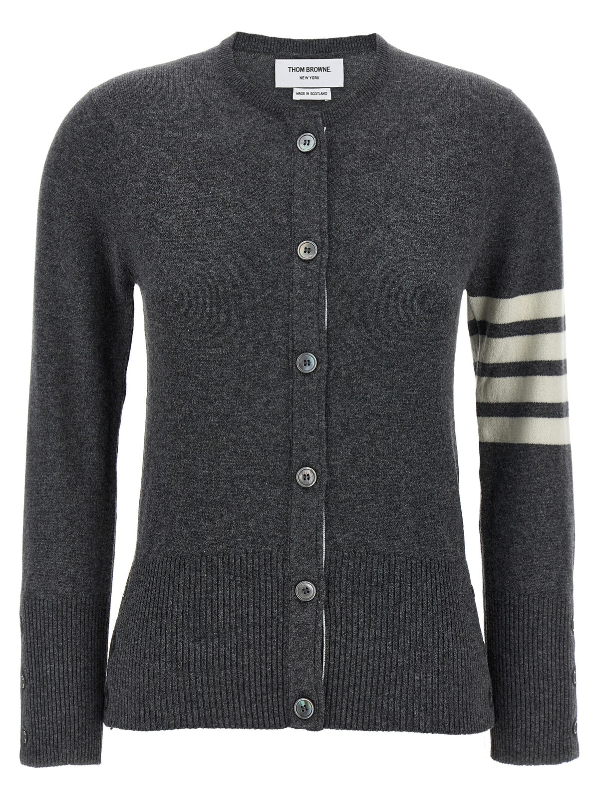 Thom Thom Browne 'Classic Cashmere 4 Bar' Cardigan - Image 6