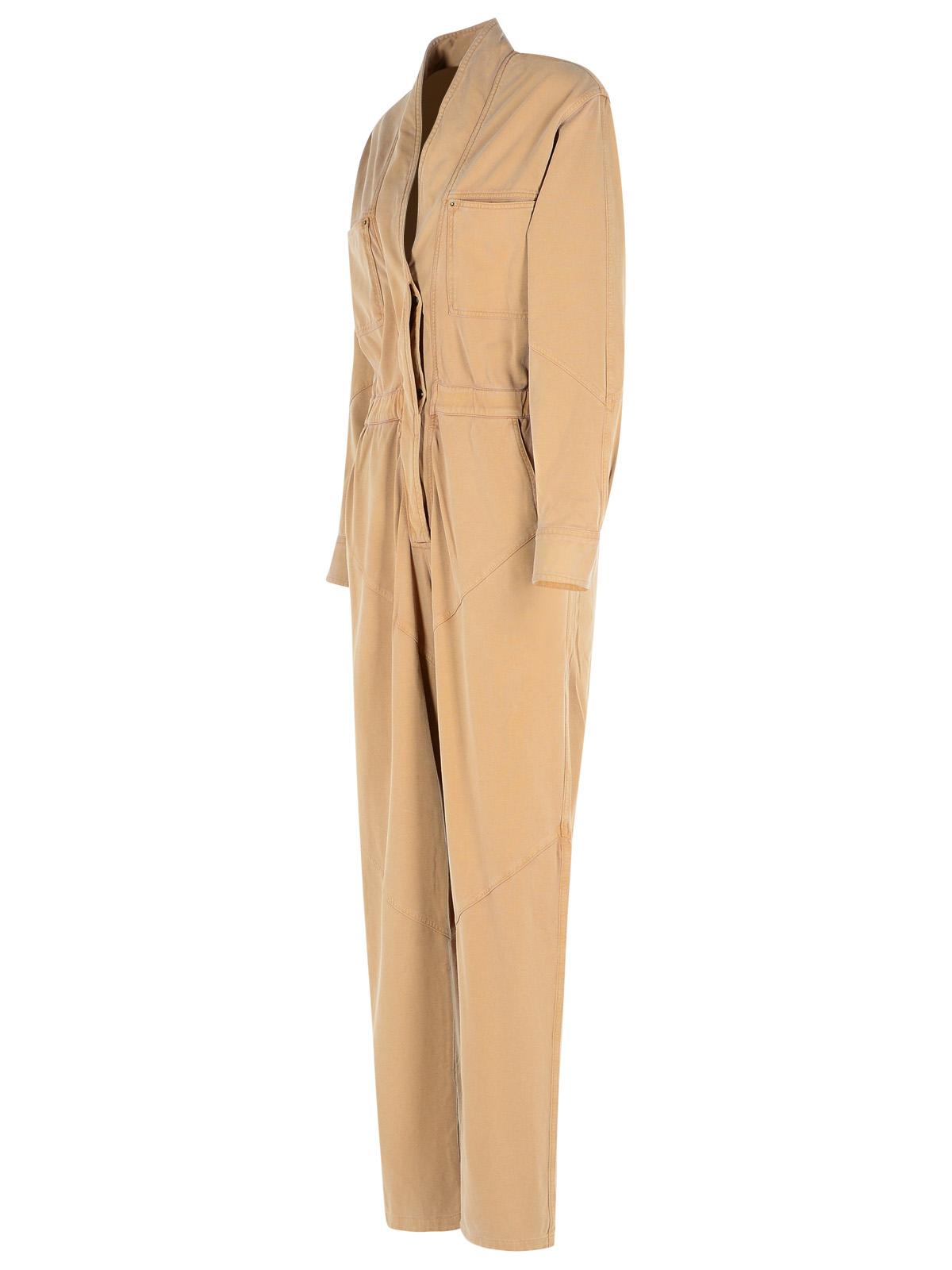 Marant イザベル・マラン・エトワイル 'Remady'茶色の綿ジャンプスーツ - Image 6