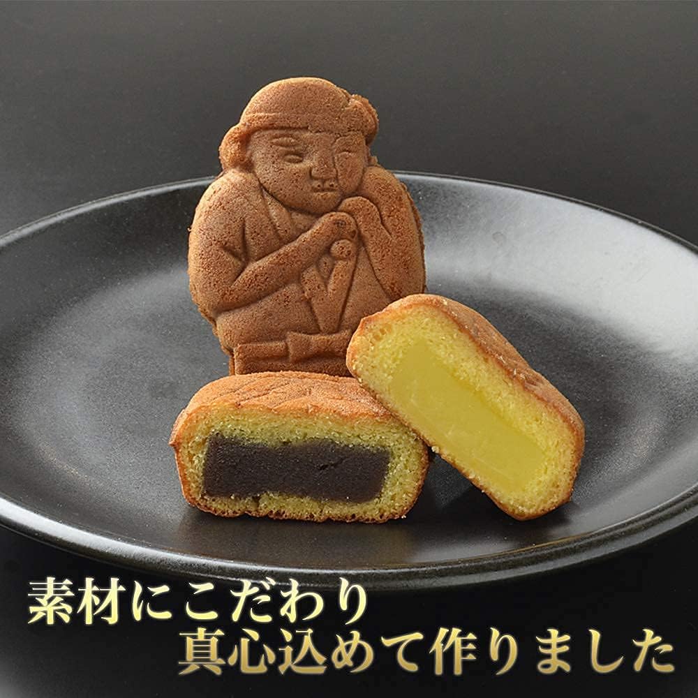 Shouei Edo Matsuri Ningyoyaki (Koshi An Custard) Tokyo Souvenir Japanese Sweets, Gift (Pack of 12)
