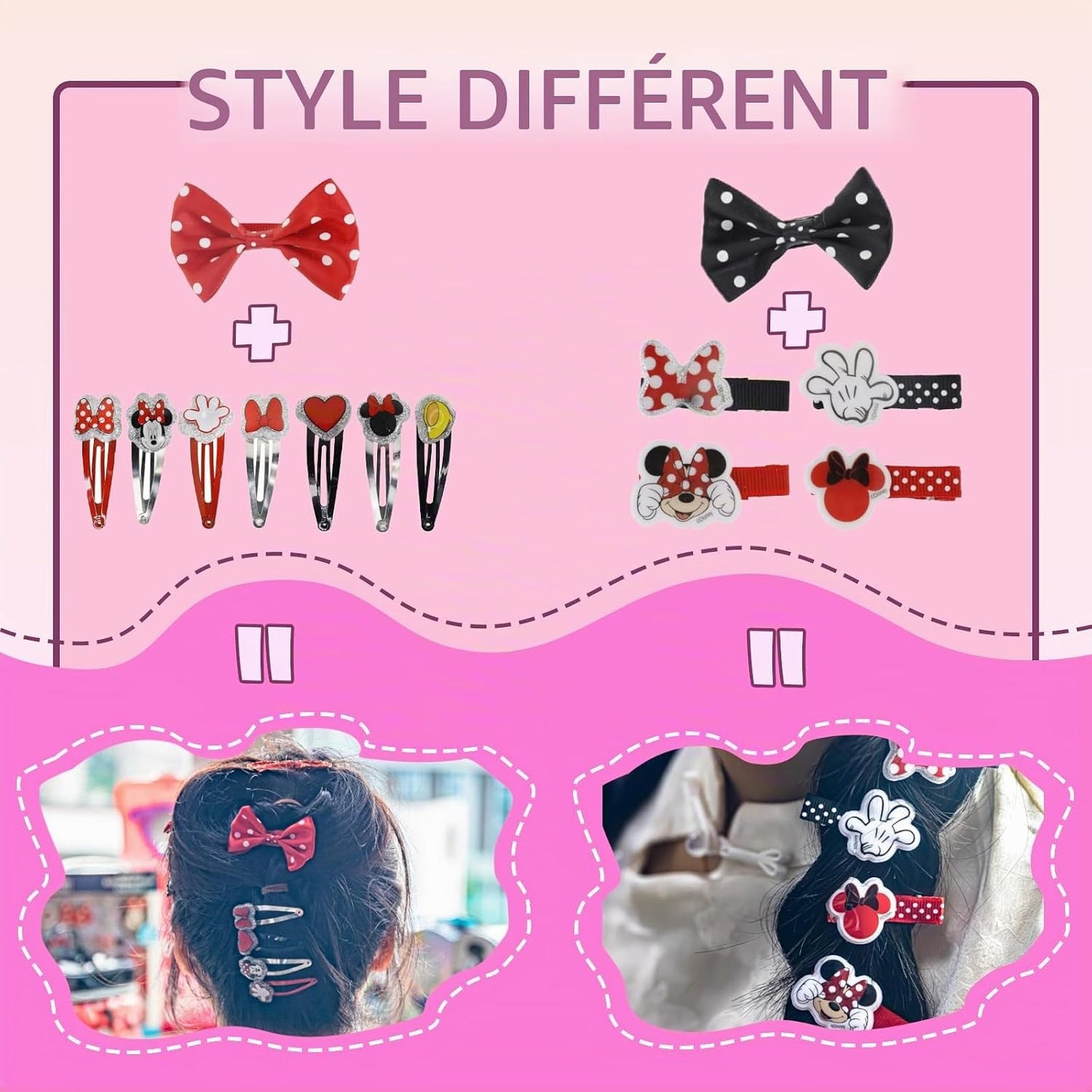 Disney Minnie Mouse Hair Accessories for Girls