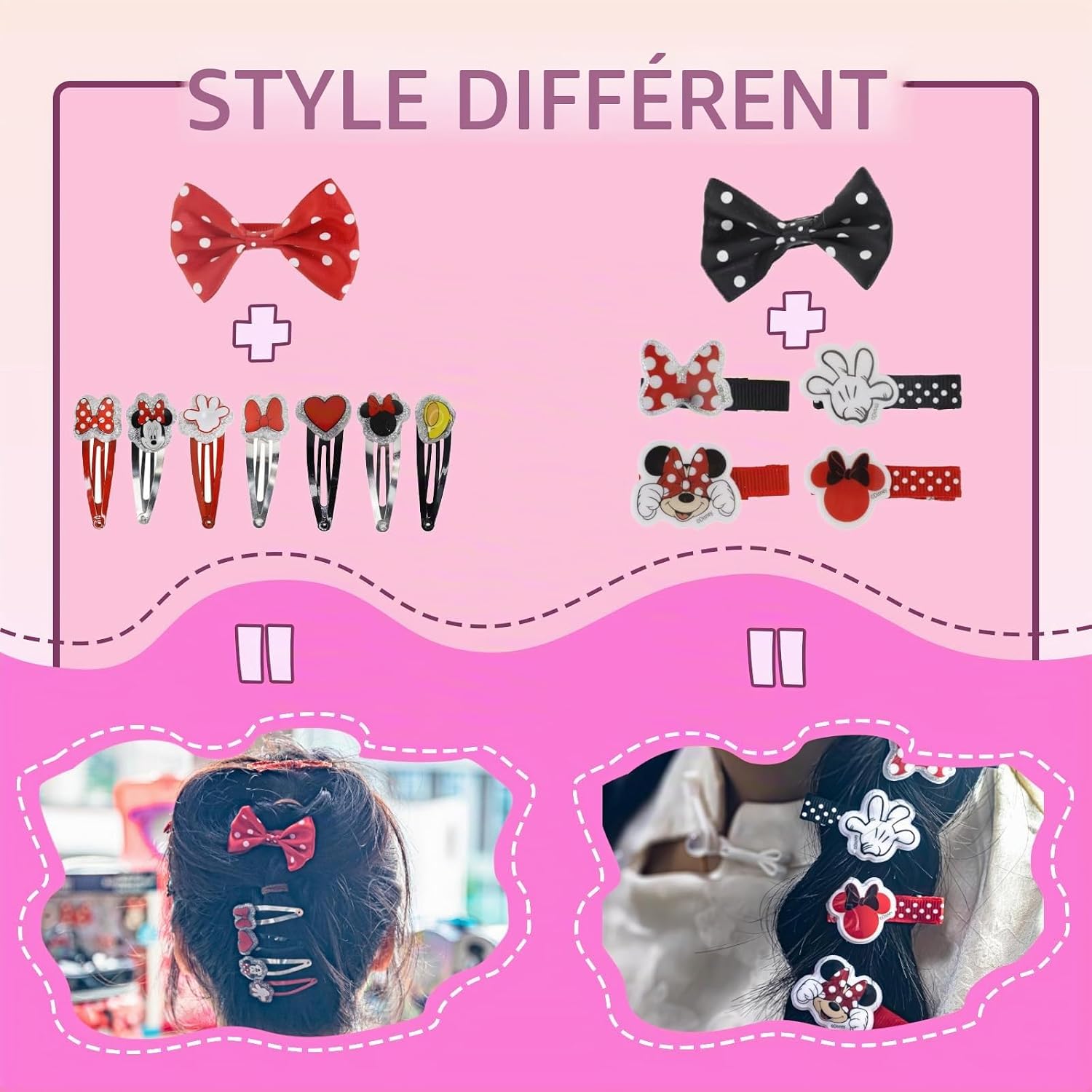Disney Minnie Mouse Hair Accessories for Girls