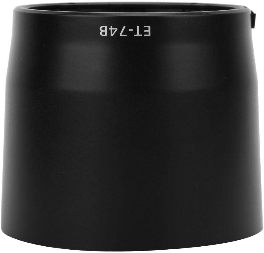 Archuu Camera Lens Hood, ET-74B Camera Lens Hood Shade Fits Canon EF70-300mm F4-5.6 IS II Lens, Lens Hood Replacement for Canon, Black