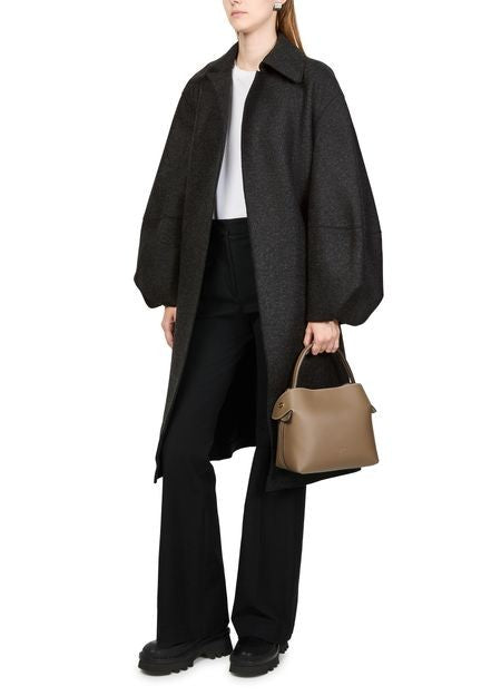 HARRIS WHARF LONDON Puff-sleeved coat in pressed wool - Image 6
