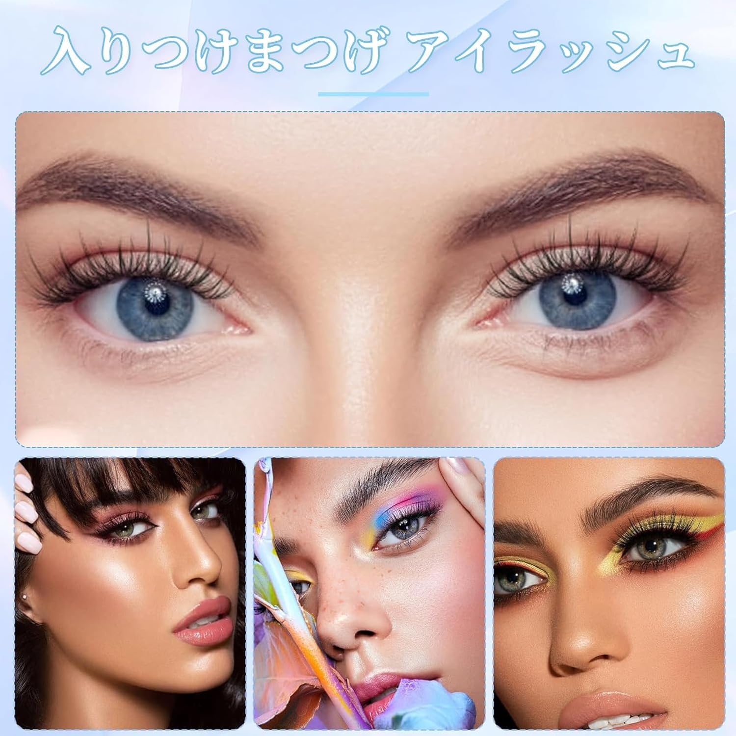 10pcs 5 Pairs False Eyelashes Eyelashes Ultra Thick Extra Long Top Eyelashes