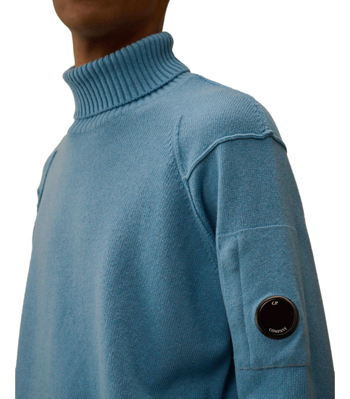 C C.P.会社GRS Aegean Blue Turtleneckセーター - Image 6