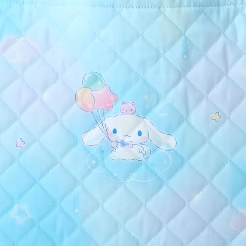 Sanrio Quilted Lesson Bag for Kids, Handbag, Okeko Bag with Loop, Name Space