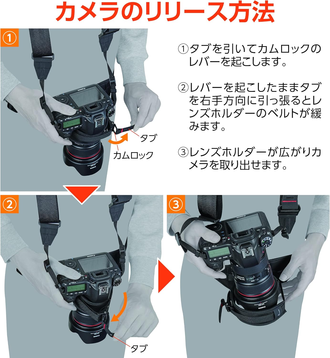 HAKUBA SLR Camera Holster GW-ADVANCE Camera Holster Light 02 S Black SGWA-CHLT2SBK Lightweight Camera Holster for Camera Shaking