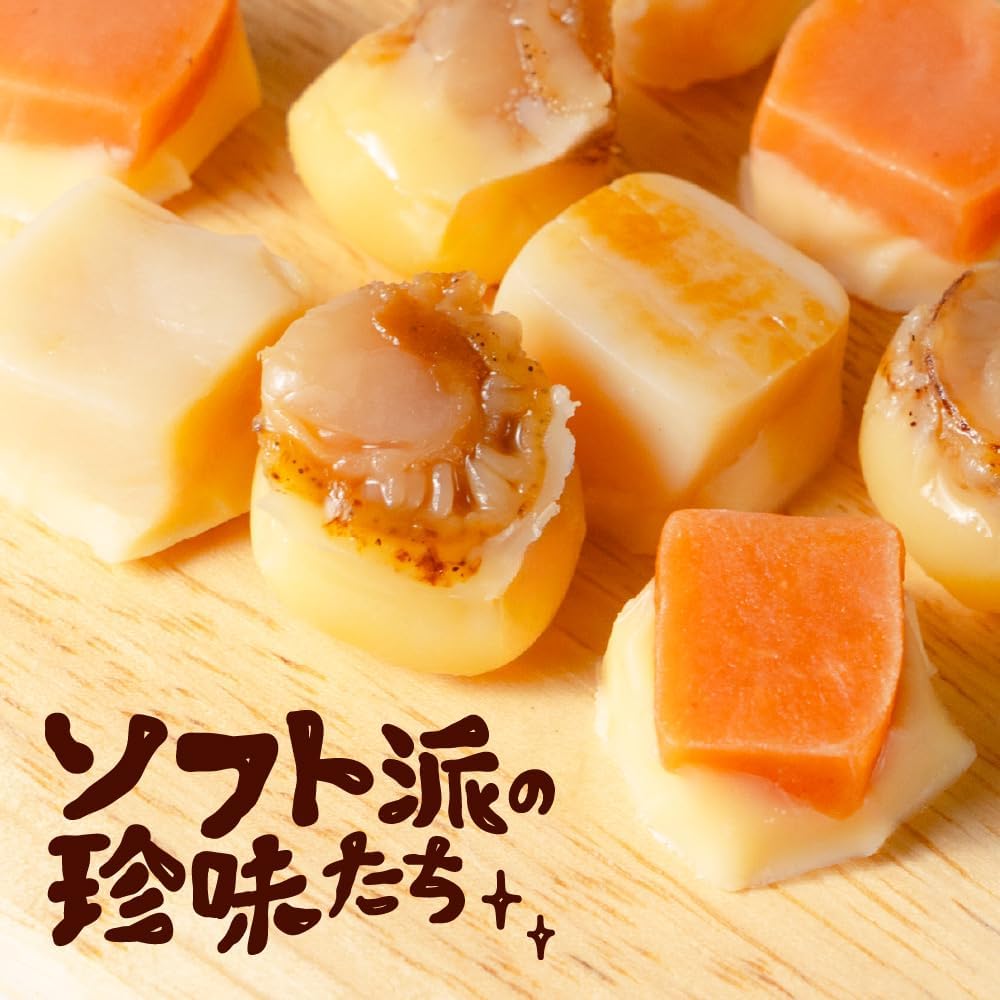 Snacks, Soft Delicates, Cheese, Scallops, Salmon, Roasted Square, Iso-Grilled Scallops, 8 Pieces, Hokkaido, Scallop, Cheezu, Snacks, Sake, Point Digestion, Scallop, Gourmet Souvenir, (Grilled Cheese x